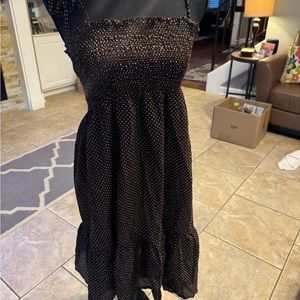 JCrew brown polka dot dress / cover up. 🤎